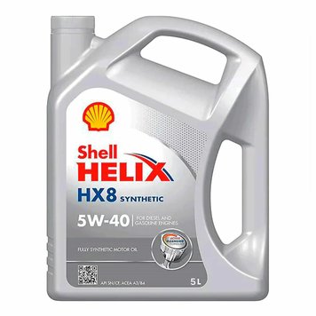 Shell Helix HX8 Synthetic 5W-40 (5 л) моторна олива 14938 фото