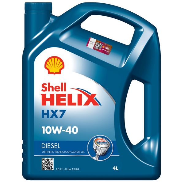 Shell Helix HX7 Diesel 10W-40 (4 л) моторна олива 2585 фото