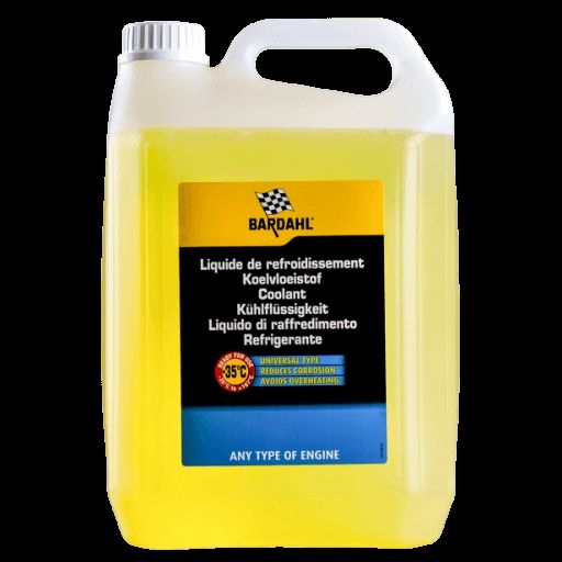 Концентрат антифриза BARDAHL ENGINE ANTIFREEZE 5л.(желтый) 7113 47258 фото