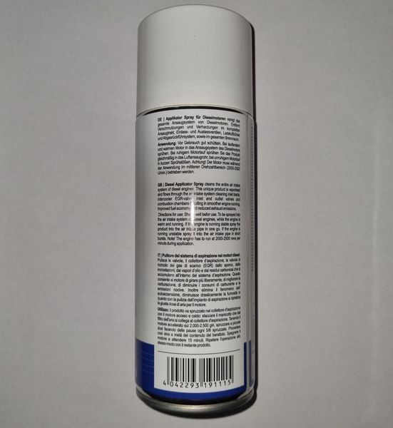 Професійний спрей для очищення впуску дизельного двигуна PRO-TEC P1911 Diesel Applicator Spray P1911 фото