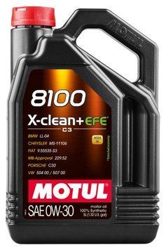 Моторна олива MOTUL 8100 XCLEAN+ EFE 0W30 111678 фото