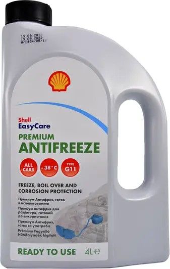 Готовый антифриз Shell Premium G11 сине-зеленый -38 °C 18959 фото